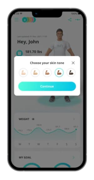 Eufy app for smart scale
